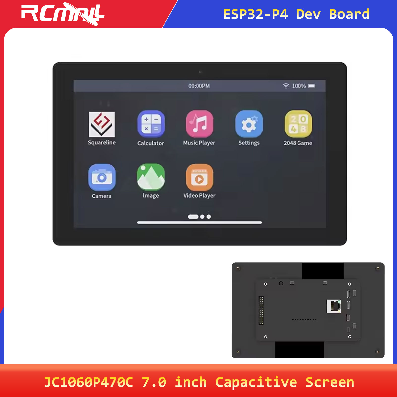 Doit Esp32 - JC1060P470C 7.0 calowy ekran dotykowy IPS