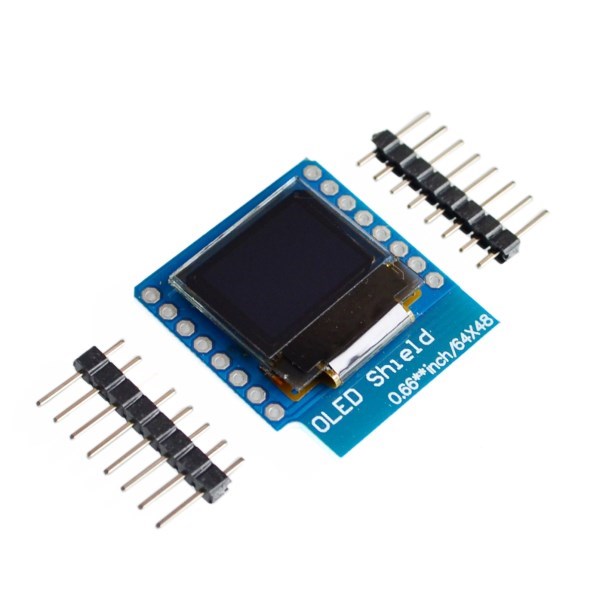 Wemos D1 Mini - Ekran OLED LED LCD 0,66 cala