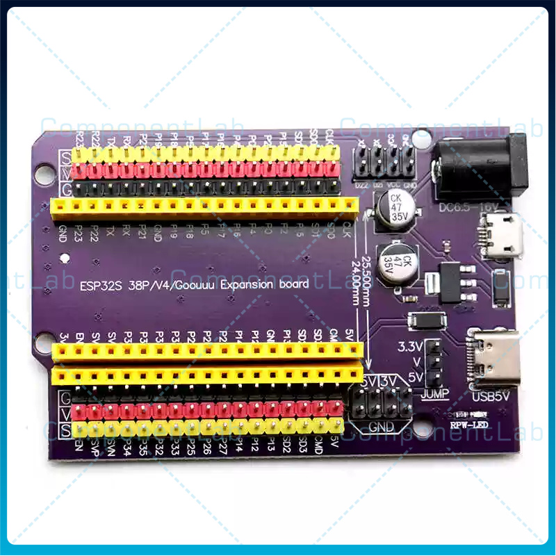 Nodemcu 32S - 5-15 szt. ESP32S3 38-Pin Fioletowa Płytka