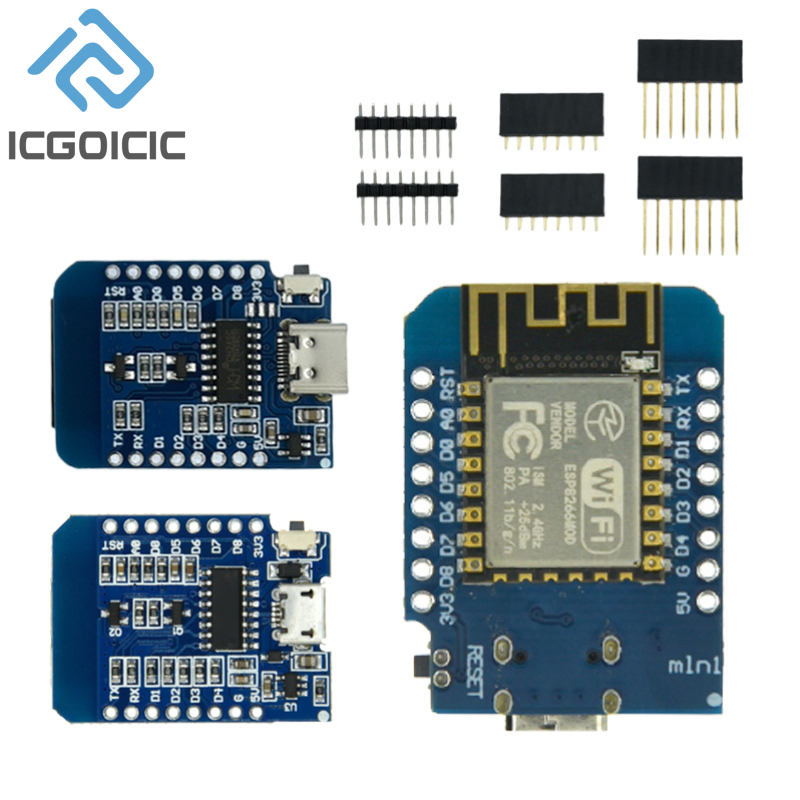Wemos D1 - D1 Mini-Mini NodeMcu 4M bajtów Lua