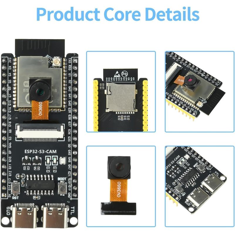 Płytka ESP32-S3-CAM z kamerą O – Doit Esp32 recenzja i cena