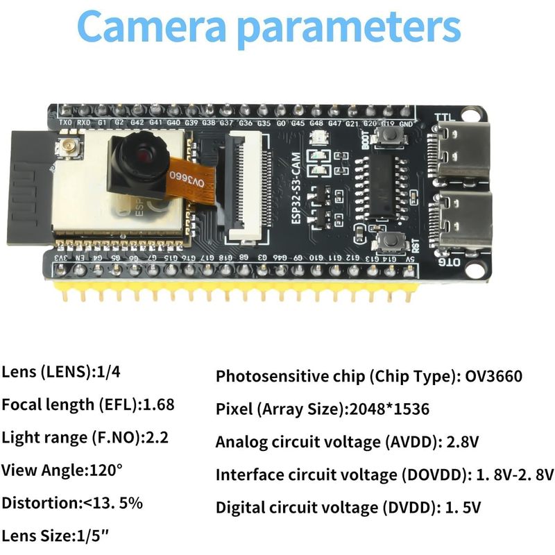 Płytka ESP32-S3-CAM z kamerą O – Doit Esp32 recenzja i cena