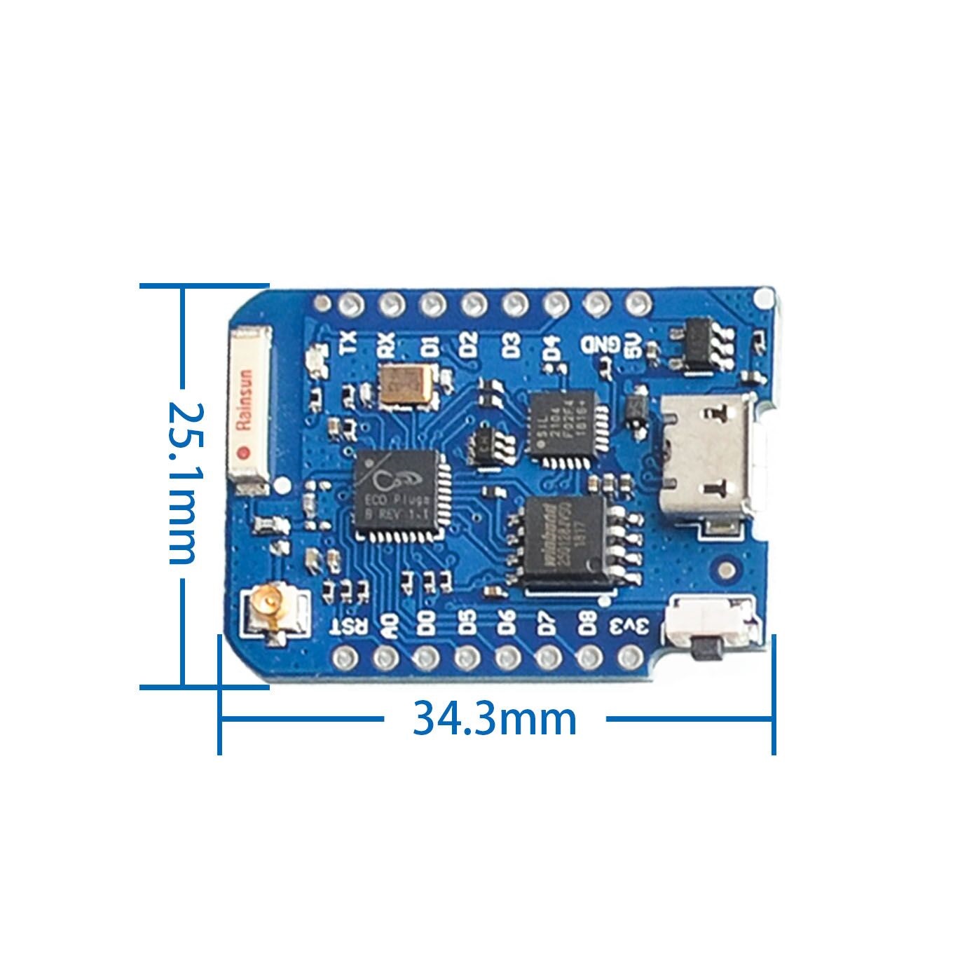 WEMOS D1 Mini Pro 4M 16M bajtó – D1 Mini Pro recenzja i cena