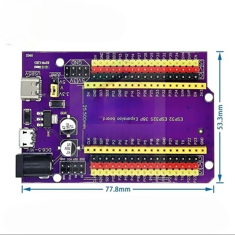 Płytka rozszerzeń ESP32S 38Pin – Nodemcu 32S recenzja i cena