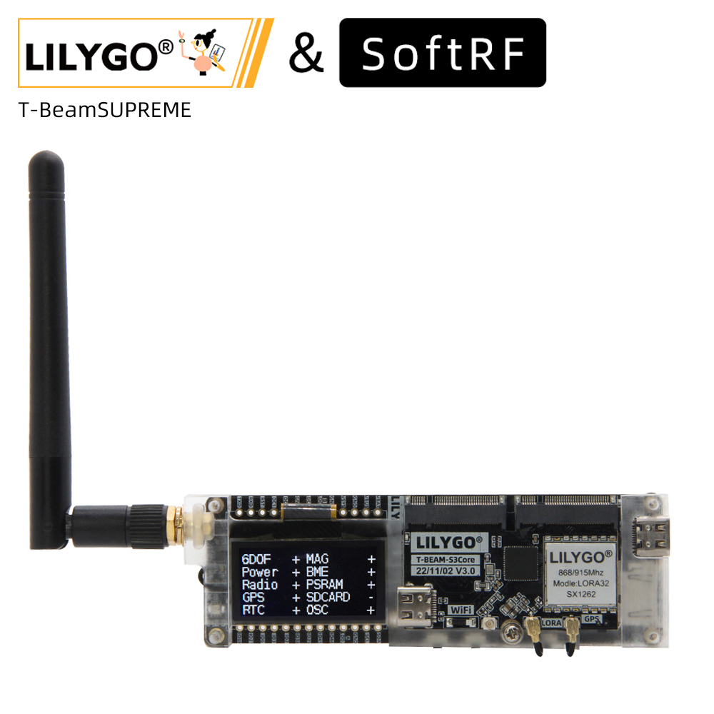 LILYGO® SoftRF T-Beam SUPREME  – Lolin S3 recenzja i cena