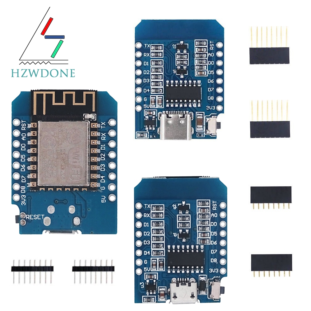 Typ-C Micro USB D1 Mini NodeMc – Nodemcuv2 recenzja i cena